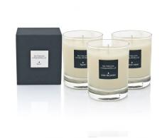 Aquarelle 3 Duft Votiv Kerzen, Gartenrose + Jasmin Neroli + Feigenbaum 190Â g