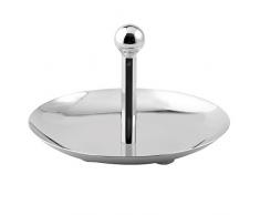 Weis Etagere mit 1 Schale, Edelstahl, Silber, 17 x 17 x 31 cm, 1 Einheiten