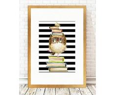 Bonamaison dekorativ 100% Mdf Malerei für Startseite,Gemälde für Wohnzimmer, Kunstdruck für Küche, Gerahmte Bilder für Schlafzimmer 24X29 Cm, 1 Stück - Hergestellt in der Türkei