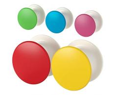 Losjon Kleiderbügel Handtuchhaken Badezimmer verschiedene Farben 5er Set