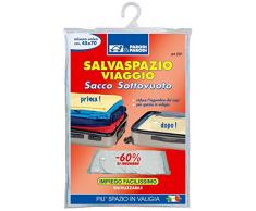 Parodi&Parodi Vakuumbeutel, platzsparend für die Reise, Artikel 291, 45 x 70 cm, ohne Ventil, mit Reißverschluss, ideal für Kleidung, ermöglicht eine Platzersparnis von bis zu 60%, nutzbar ohne Staubsauger