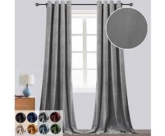 Vorhang Roy Lei für Wohnzimmer Esszimmer 52W*108L grau