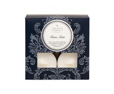 Shearer Candles Duftkerzen, Duftkerzen, Baumwolldocht, Duft & ätherische Öle, Grau, Weiß, Silber, 8 Stück