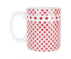 Clayre & Eef DHMU Becher 13 * 9 * 10 cm / 0.450L Kaffeetasse Teetasse Vintage