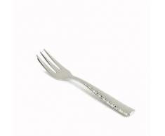 Fortessa Lucca facettiert 18/10 Edelstahl Besteck Set Vorspeisen-/Kuchengabel silber