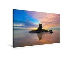 Premium Textil-Leinwand 75 x 50 cm Quer-Format Traumhaftes Farbspiel am Meer in Asien | Wandbild, HD-Bild auf Keilrahmen, Fertigbild auf hochwertigem Vlies, Leinwanddruck von Rose Hurley