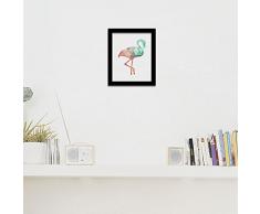 Walplus Schwan Art Wandaufkleber, Vinyl, Mehrfarbig, 40 x 30 x 3 cm