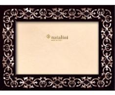 Natalini Marrakech NERA 13X18 Bilderrahmen mit Unterstützung für Tisch, Tulipwood, Schwarz, 13 X 18 X 1,5