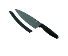 KUHN RIKON 26582 COLORI Titanium graphit Kochmesser Küchenmesser Chefmesser, Kunststoff