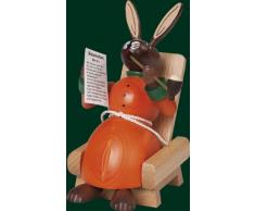 Hase im Lehnstuhl, Osterhase Holz, Erzgebirge Richard Glässer Seiffen, 13071
