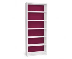 Apalis 90843 Möbelfolie für Ikea Billy Regal - Colour, gröÃe 2 mal, 94 x 76 cm, wine rot