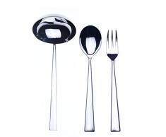 Mepra SPA 103622003 Besteckgarnitur, Design Energia, 3-teilig