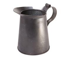 Rot CO. Country Farmhouse Dekoratives Krug, Metall, Shabby Chic Barnhouse Décor, Kleine Größe, interaktiv,