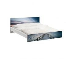 Apalis 94064 Möbelfolie für Ikea Malm Bett niedrig 180x200 cm - Steg Promenade, gröÃe 77 x 197 cm