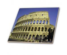 3dRose CT 66294 _ 1 Rom, Italien Kolosseum, blau Sky-Ceramic Fliesen, 4-Zoll