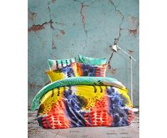 En Vogue Bettwäsche-Set für Doppelbett 200 x 200 cm Giallo Rosso Viola Verde