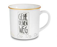 NICI 45013 Tasse Gehe Deinen Weg, Porzellan
