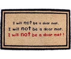 La Finesse Fußmatte aus Kokosfaser und PVC, One Size