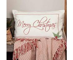 Seasonal Kissen Merry Christmas Pillow Kissen mit Aufschrift Merry Christmas