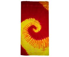 Colortone 76,2 x 152,4 cm Tie Dye Strandtuch, Baumwolle, Blaze, 30 x 60
