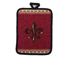 Kay Dee Designs R1017 Scroll Fleur de Lis Topflappen
