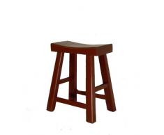 Porthos Home Antike Revival Barhocker, Holz Antik rot