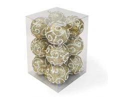 Allgala Christbaumkugeln 3 Gold