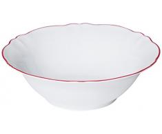 Bitossi Home PAR217 Salatschüssel, 26 cm, Parisienne-Linie, Rot