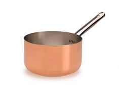 Pentole Agnelli alcu105pi28 Kupfer für Induktion Stieltopf hoch mit Griff 28 cm