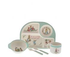 Beatrix Potter A30189 Peter Rabbit Xmas Dinner Set Weingläser, Bamboo