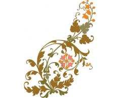 INDIGOS 4051719765892 Wandtattoo MF409 schÃ¶ne Stammes Pflanzen 60 x 43 cm