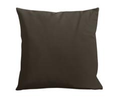 Max Winzer 27635444 Liverpool Zierkissen 40 x 40 cm Kunstleder, schwarz