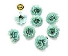 Silkflowers.com Seidenblumen in Großhandel, Kunstblumen, Kunstblumen, für Hochzeit, Party, Garten, Dekoration, 4,5 cm, 30 Stück Tiffany