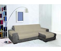 Sofabezug, wasserdicht, doppelseitig, 290 cm, Taubengrau