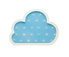 Pauleen 48050 Lovely Cloud lamp Wandlampe Wolke für Kinder LED Kinderzimmerlampe kabellos, mit Kippschalter