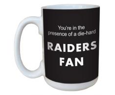 Tree-Free Greetings lm44130 Tasse mit großem Henkel, Keramik, Motiv Raiders Football Fan, 425 ml