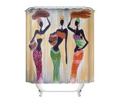 Fangkun Dusche Vorhang – Wasserdicht, Seife, und Schimmelresistent – Maschinenwaschbar – Dusche Haken Sind Enthalten 72 x 72 inches Yl120#