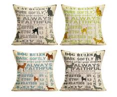 Wuzhen Wuzhen Kissenbezüge, chinesische Tinte, gemälde, Kissenbezüge, Baumwollleinen, Standard-Kissenbezüge, quadratisch, 45,7 x 45,7 cm, für Zuhause, Sofa, dekorative Kissenbezüge (Wuzhen01) 18 x 18 Weihnachtskugeln