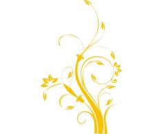 INDIGOS WG30310-91 Wandtattoo w310 Blume Ast Äste Baum Pflanze Wandaufkleber 120 x 74 cm, gold