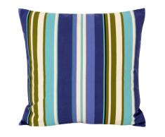 Max Winzer 989155552050908 Zierkissen, groß, blau gestreift