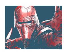 Komar Wandbild Star Wars Faces Kylo | Kinderzimmer, Jugendzimmer, Dekoration, Kunstdruck | ohne Rahmen | WB170-50x40 | Größe: 50 x 40 cm (Breite x Höhe)