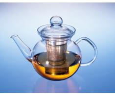 Jenaer Glas Teekanne mit Goldfilter - 1,2 l