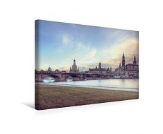 Calvendo Premium Textil-Leinwand 45 cm x 30 cm quer, Canaletto Blick | Wandbild, Bild auf Keilrahmen, Fertigbild auf echter Leinwand, Leinwanddruck Menschen Menschen