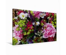 Premium Textil-Leinwand 120 x 80 cm Quer-Format Rosenstrauss | Wandbild, HD-Bild auf Keilrahmen, Fertigbild auf hochwertigem Vlies, Leinwanddruck von Martina Cross