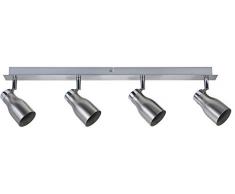 Paulmann 66689 Spotlight Meli max 4x10W GU10 Nickel satiniert 230V Metall 666.89 Deckenleuchte Lampe LED Deckenlampe Deckenstrahler