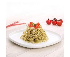 Holst Porzellan SK 022 High Alumina mittlerer Speiseteller 24 cm weiß, Set 3, bis zu 400% resistenter als herkömmliches Porzellan