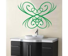 INDIGOS 4052166074865 Wandtattoo w444 Pflanze Blume Wandaufkleber 120 x 85 cm, grün