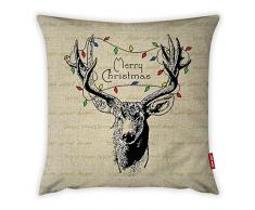 Bonamaison Dekorativ Kissenhülle, Kissenbezug, Zierkissenbezug, Wohnkultur, Für Sofa, Kaffeestube, Größe: 45X45 cm - Entworfen und hergestellt in der Türkei