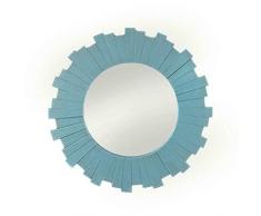 Zings & Thingz 57073873 Wandspiegel, rund, Blau