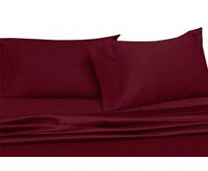 Super Deep Pocket Solid Tabelle Set 100% Baumwolle Fadenzahl 600 Fit bis zu 55,9 cm Matratze von sheetsnthings